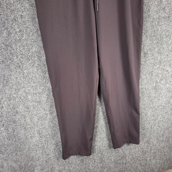 Lululemon Stretch High-Rise 7/8 Length Tapered Pants Size 8 Black Pull On - Picture 6 of 14
